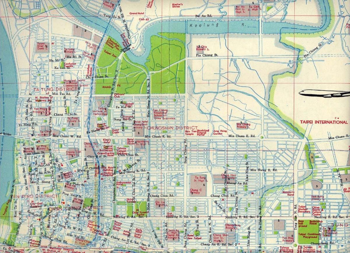 harta e Taipei pazar