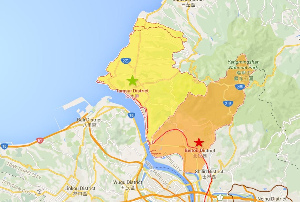 harta e tamsui