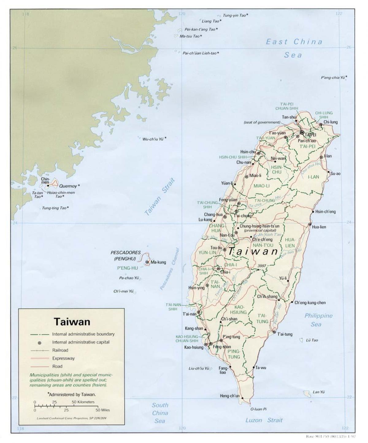 harta e xinbei tajvan