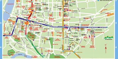 Taipei autobus rrugë hartë