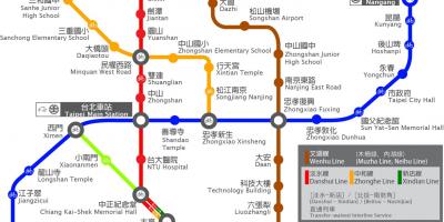 Thsr Taipei stacioni hartë
