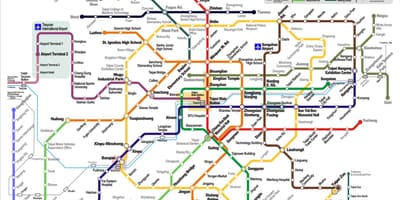 Metro Taipei hartë