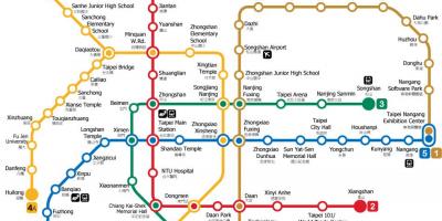 Taipei metro stacion hartë